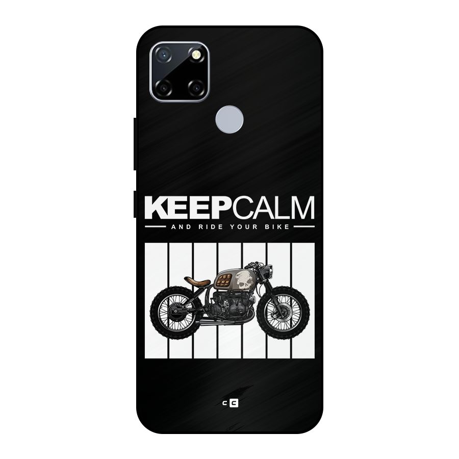 Keeps Calm Metal Back Case for Realme Narzo 30A