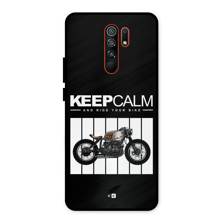 Keeps Calm Metal Back Case for Redmi 9 Prime