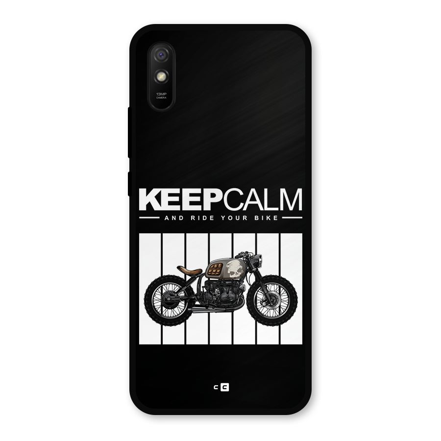 Keeps Calm Metal Back Case for Redmi 9a