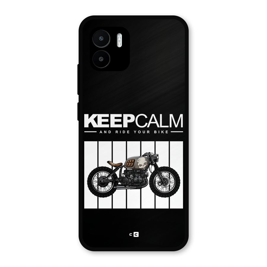 Keeps Calm Metal Back Case for Redmi A2