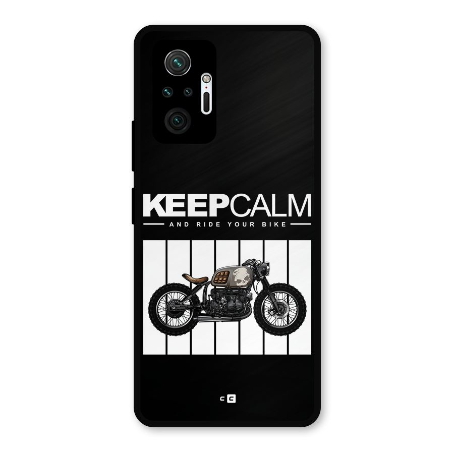 Keeps Calm Metal Back Case for Redmi Note 10 Pro Max