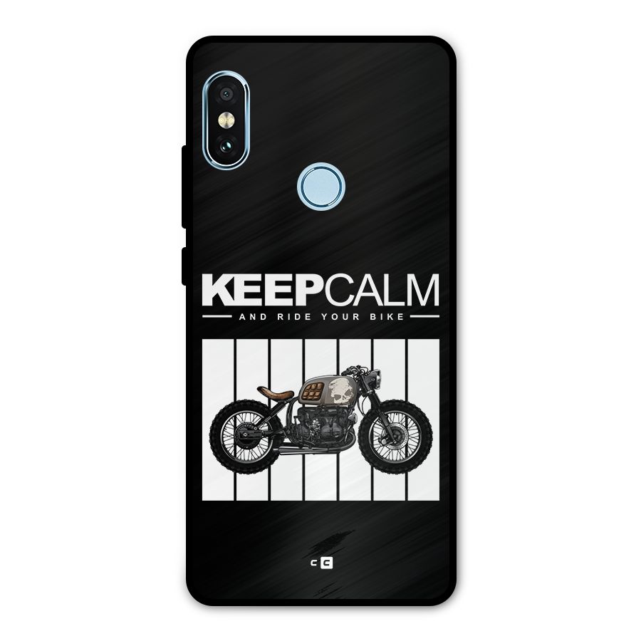 Keeps Calm Metal Back Case for Redmi Note 5 Pro