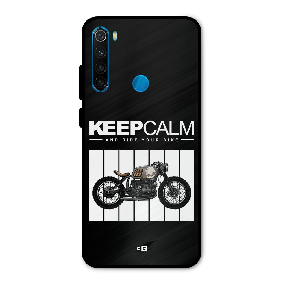 Keeps Calm Metal Back Case for Redmi Note 8