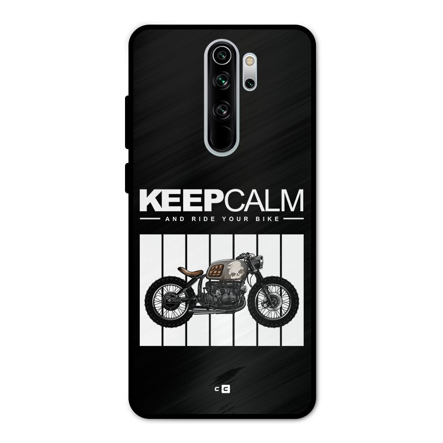 Keeps Calm Metal Back Case for Redmi Note 8 Pro
