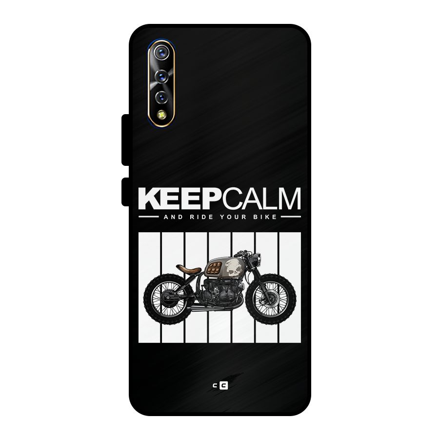 Keeps Calm Metal Back Case for Vivo S1