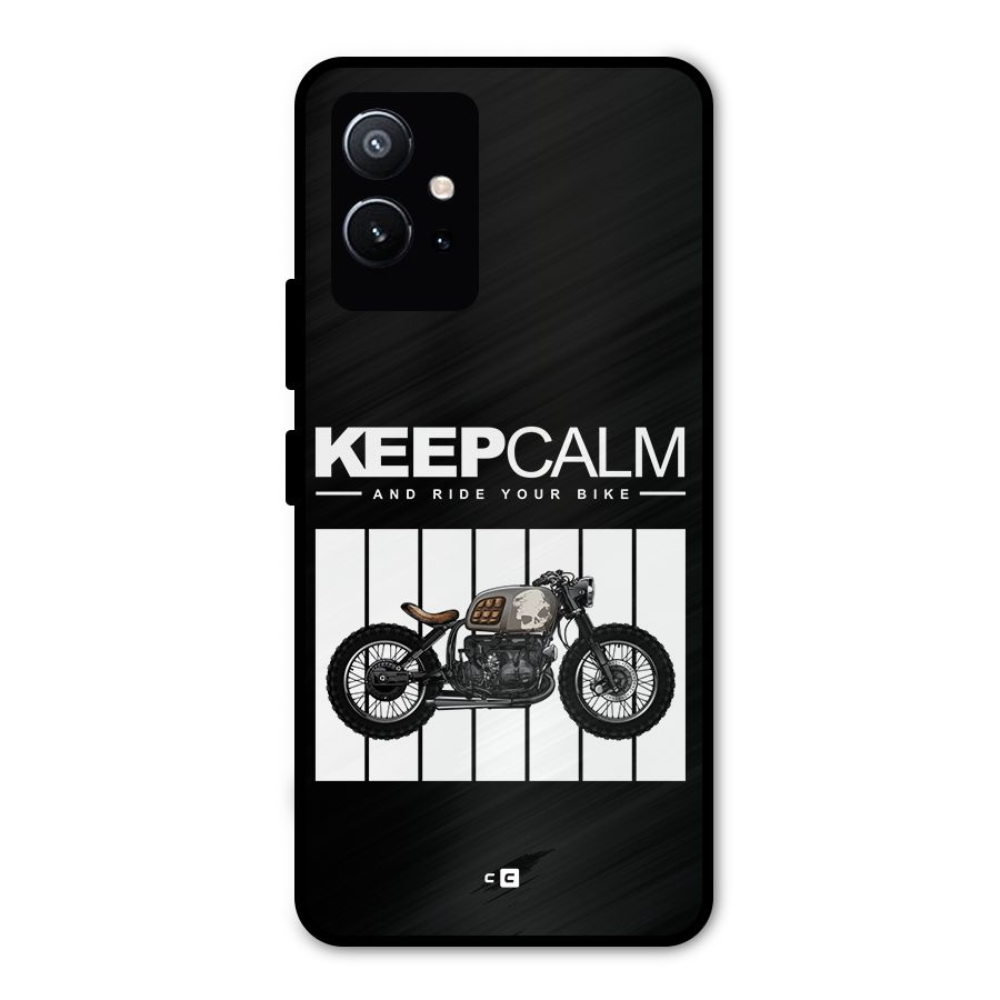Keeps Calm Metal Back Case for Vivo T1 5G