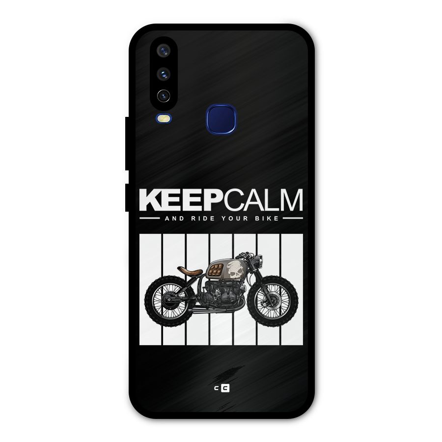 Keeps Calm Metal Back Case for Vivo U10