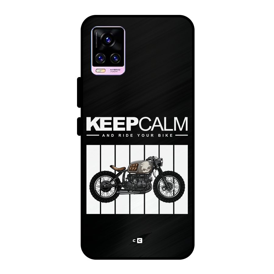Keeps Calm Metal Back Case for Vivo V20 Pro
