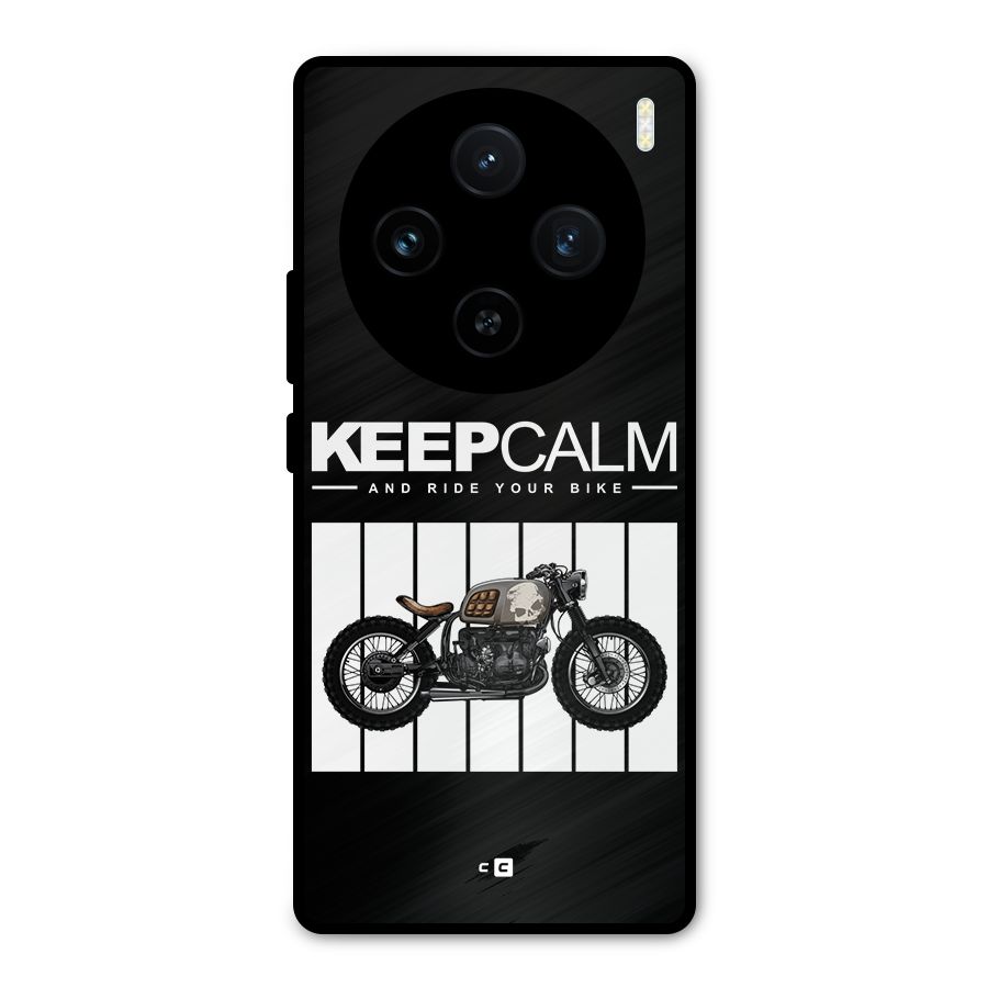 Keeps Calm Metal Back Case for Vivo X100