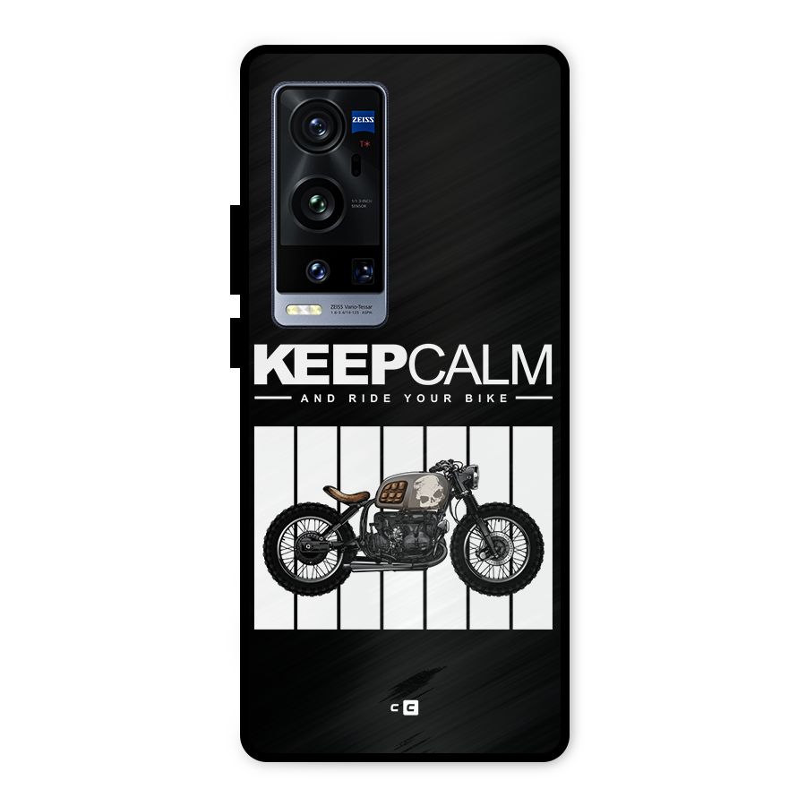 Keeps Calm Metal Back Case for Vivo X60 Pro Plus