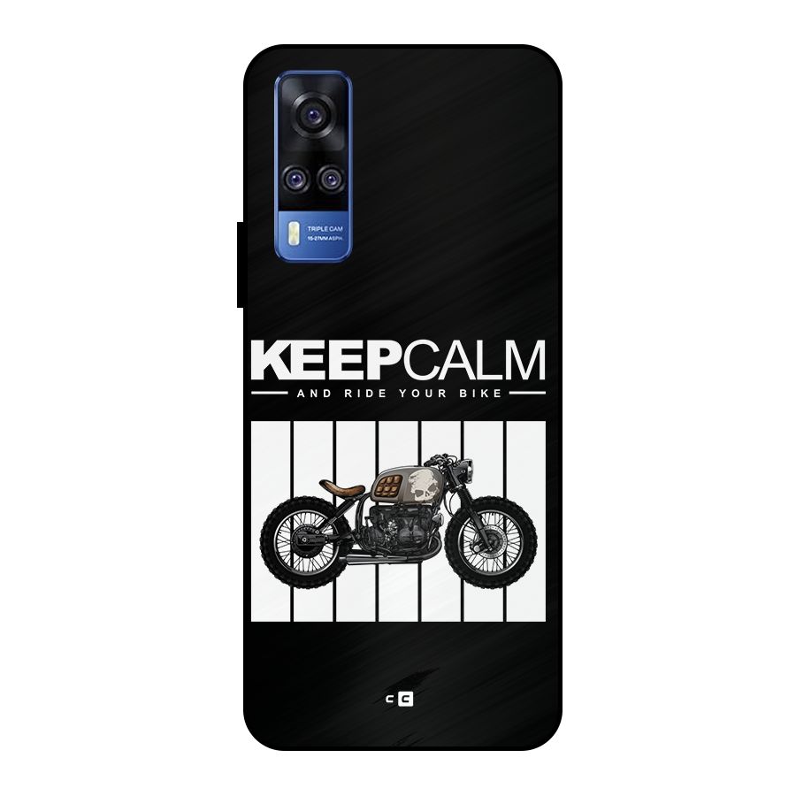 Keeps Calm Metal Back Case for Vivo Y51