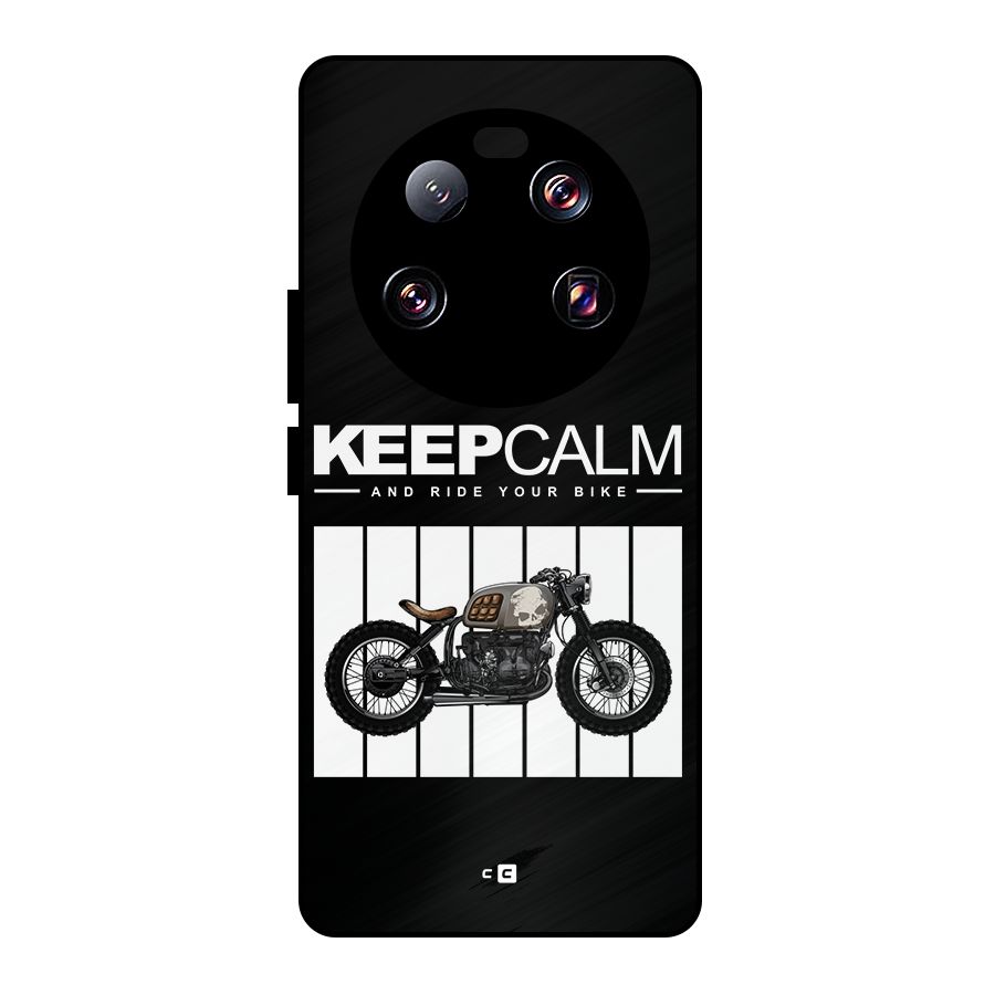 Keeps Calm Metal Back Case for Xiaomi 13 Ultra