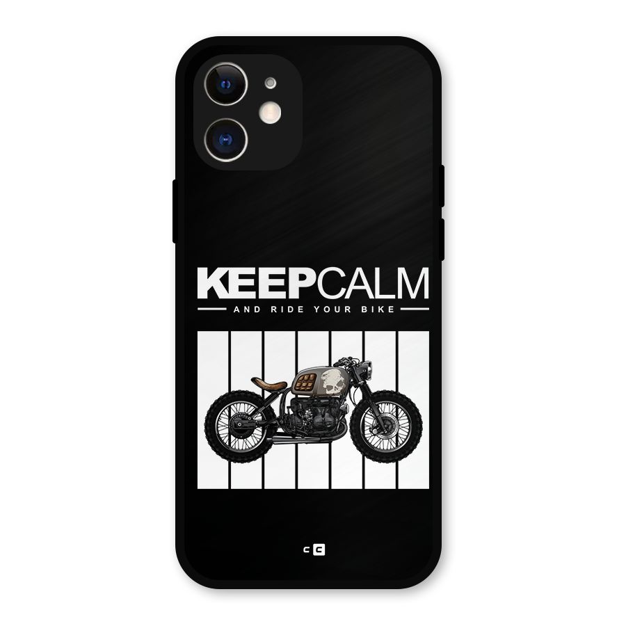 Keeps Calm Metal Back Case for iPhone 12