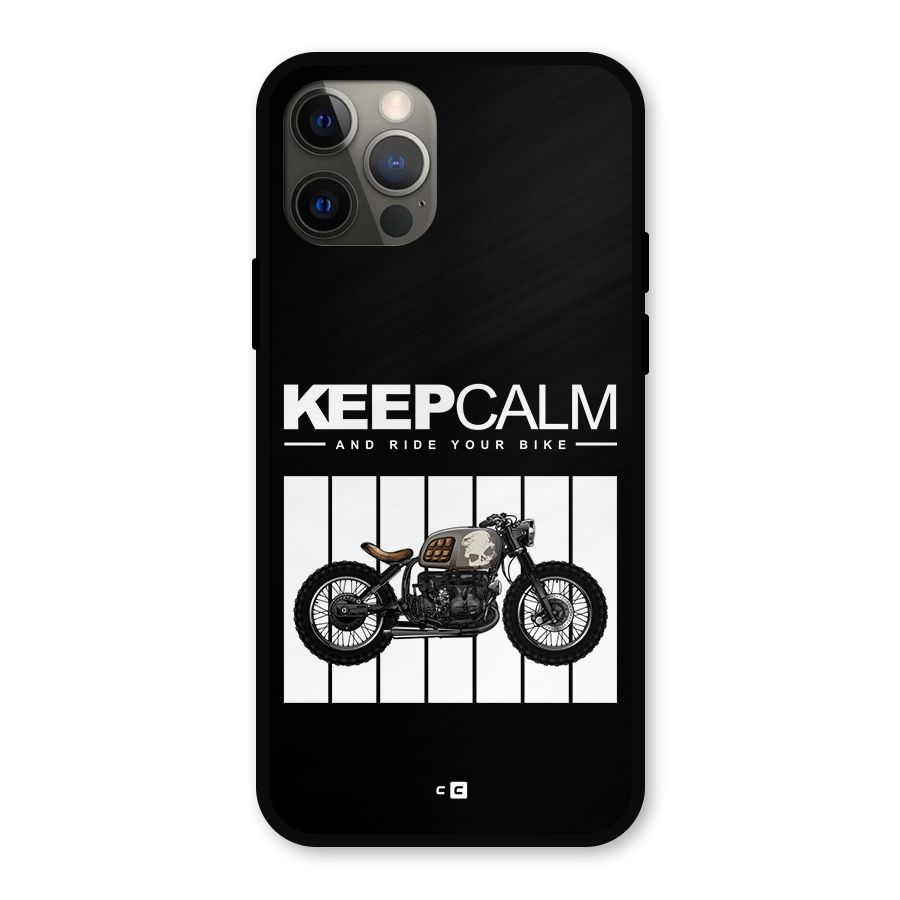 Keeps Calm Metal Back Case for iPhone 12 Pro