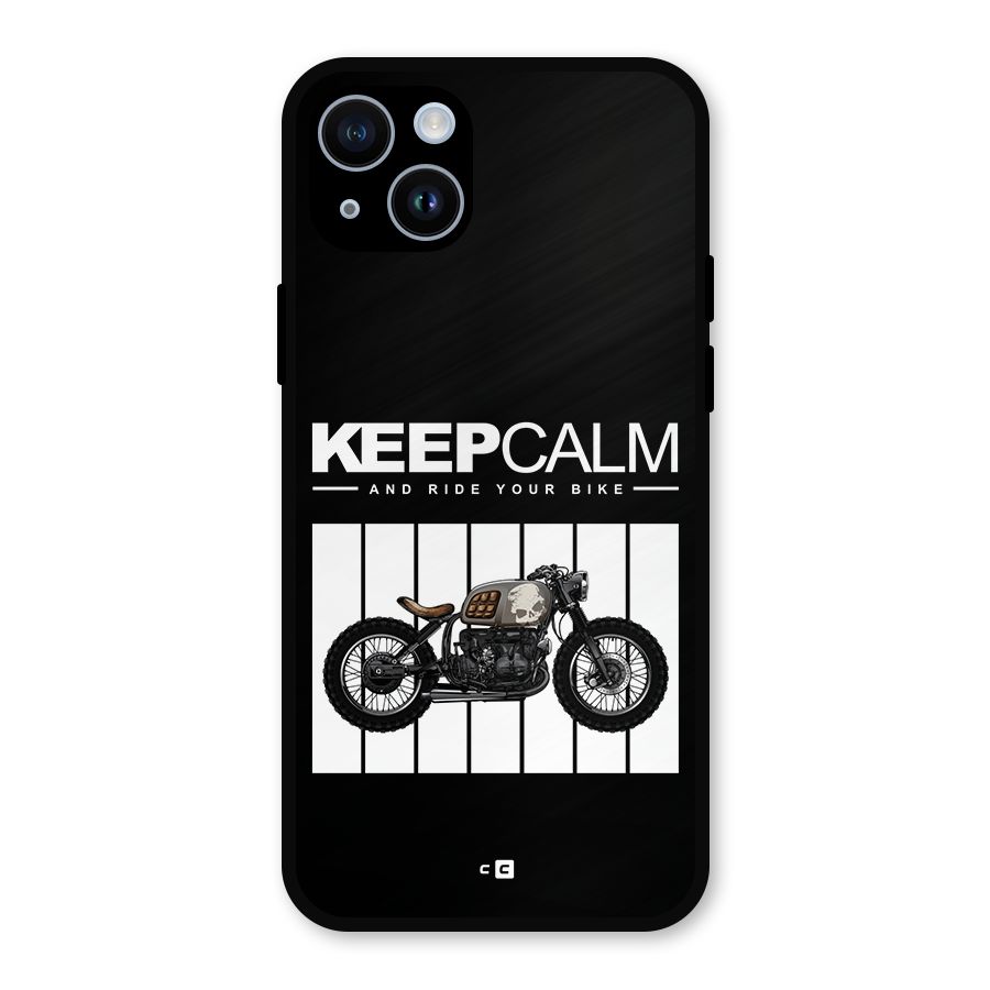Keeps Calm Metal Back Case for iPhone 14