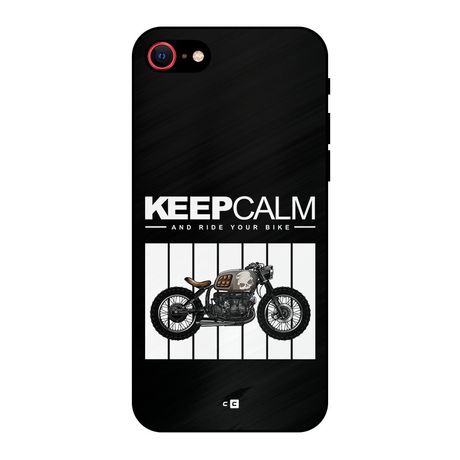 Keeps Calm Metal Back Case for iPhone SE 2022