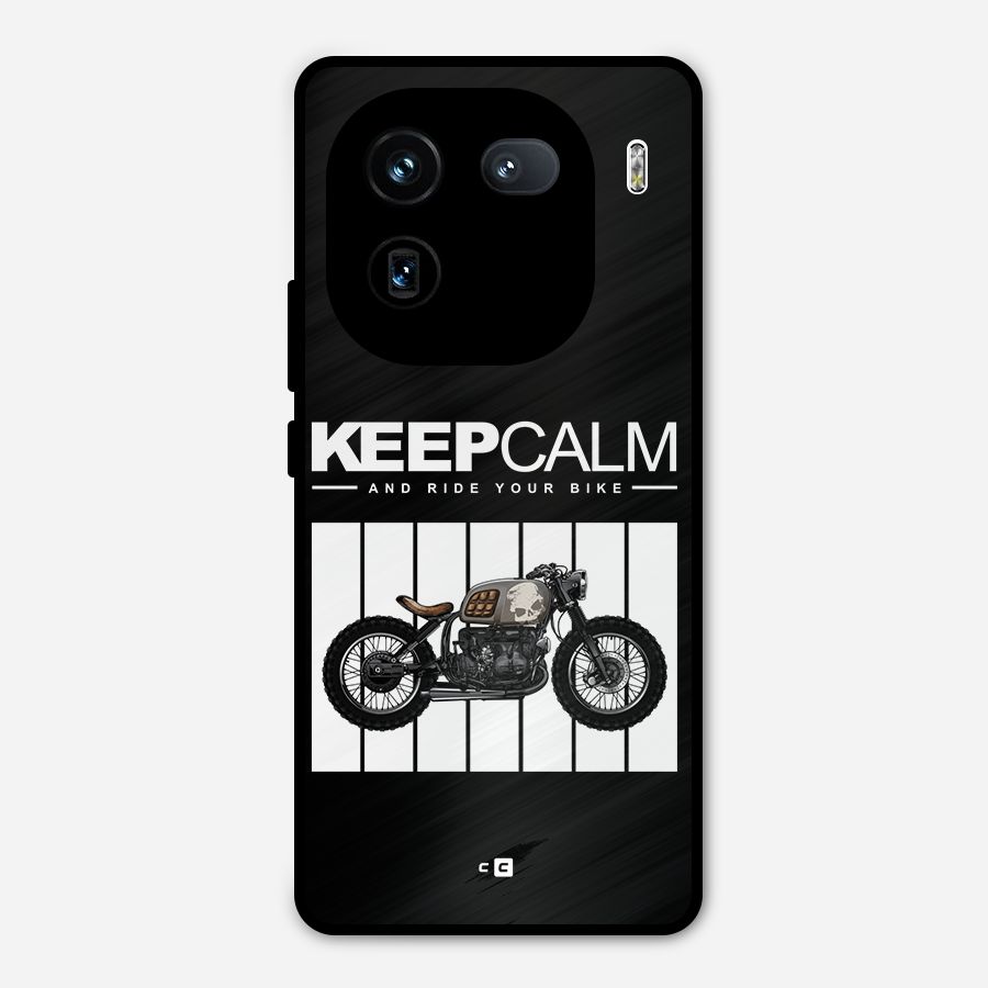 Keeps Calm Metal Back Case for iQOO 12