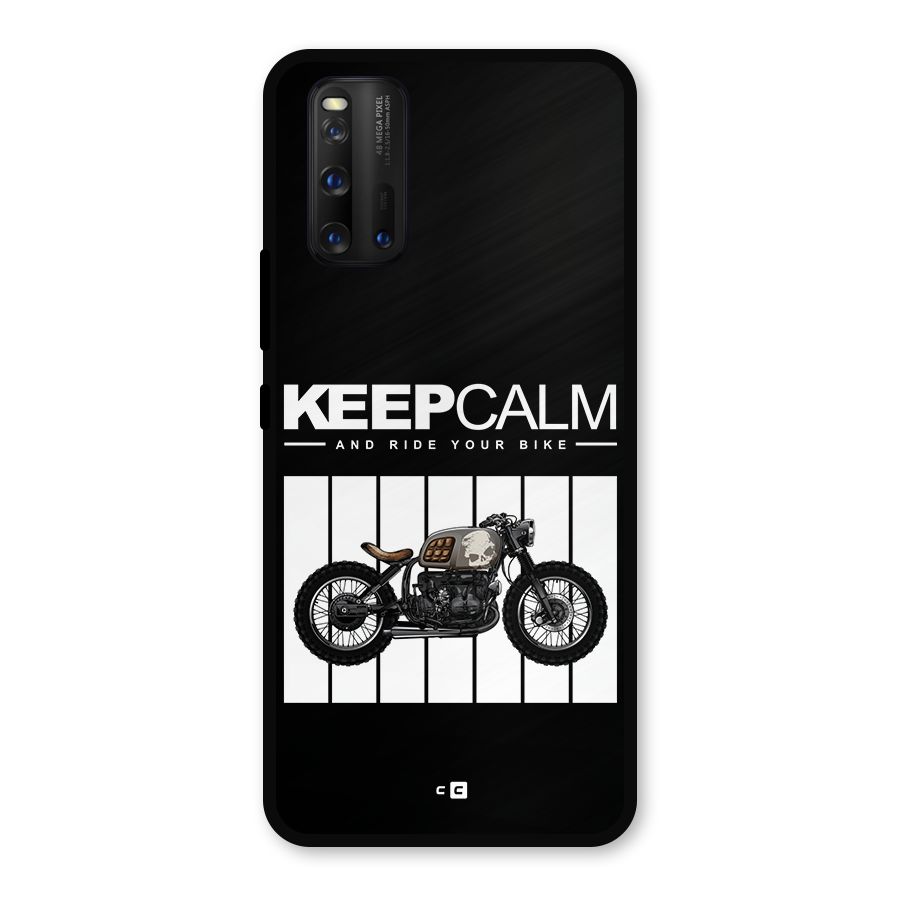 Keeps Calm Metal Back Case for iQOO 3