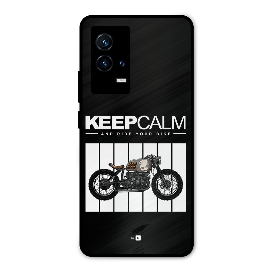 Keeps Calm Metal Back Case for iQOO 9 5G