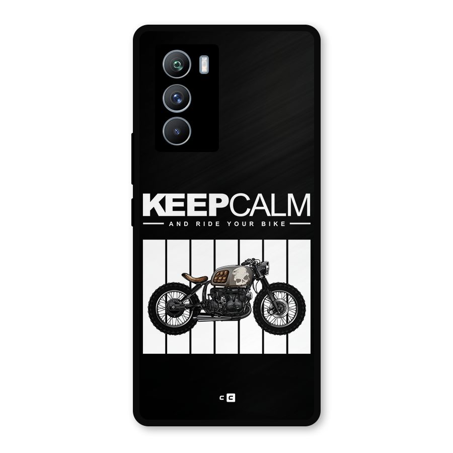 Keeps Calm Metal Back Case for iQOO 9 SE