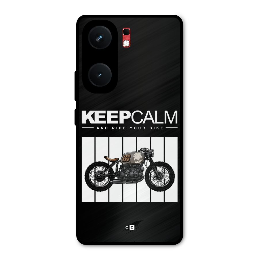 Keeps Calm Metal Back Case for iQOO Neo 9 Pro
