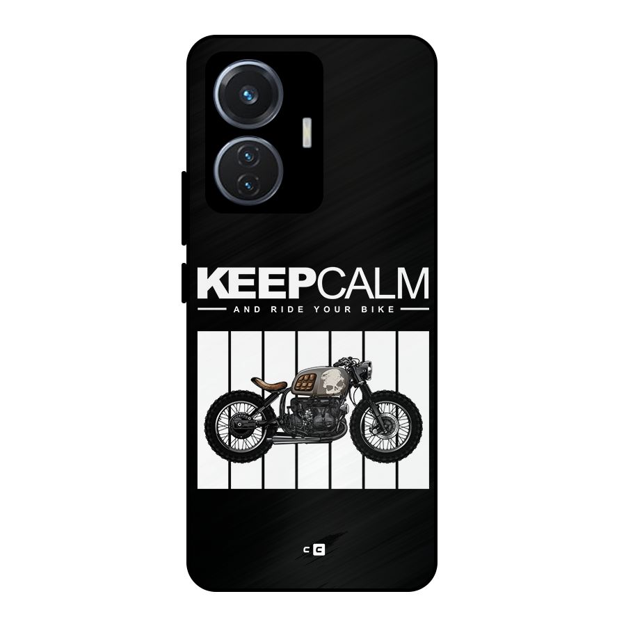 Keeps Calm Metal Back Case for iQOO Z6 44W