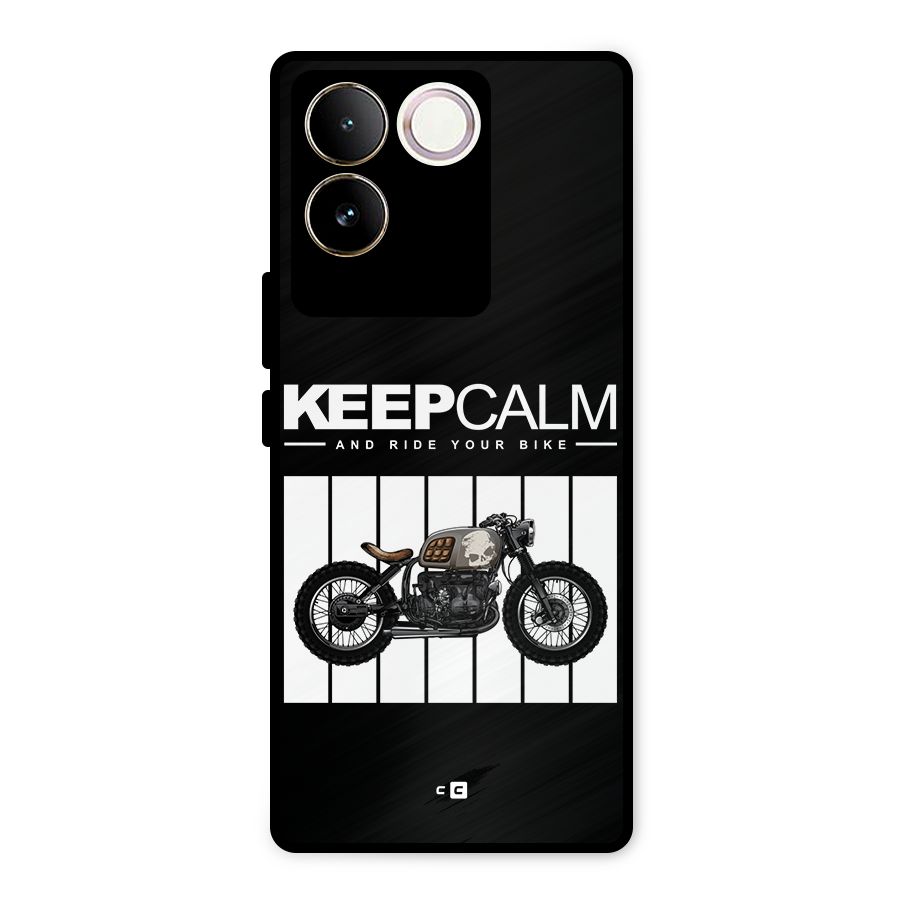 Keeps Calm Metal Back Case for iQOO Z7 Pro