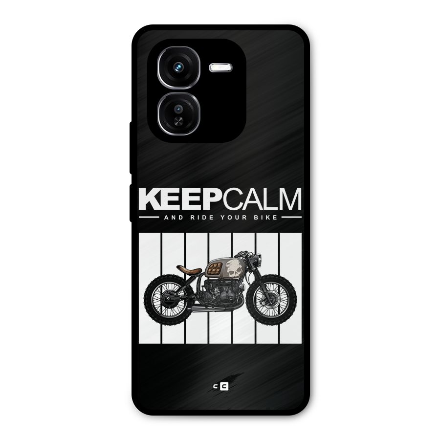 Keeps Calm Metal Back Case for iQOO Z9x