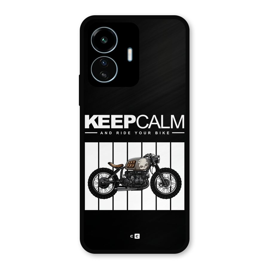 Keeps Calm Metal Back Case for vivo iQOO Z6 Lite 5G