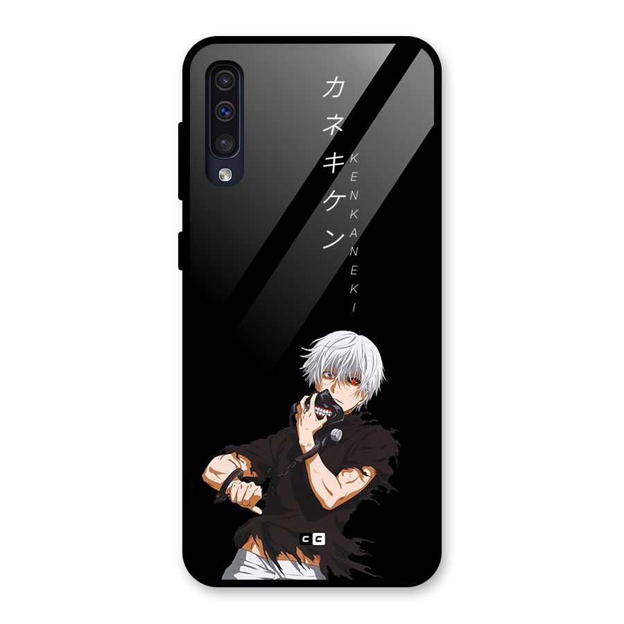 Ken Kanek Unveiling Mask Glass Back Case for Galaxy A50