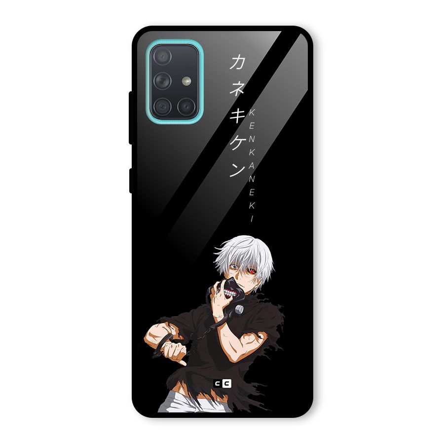 Ken Kanek Unveiling Mask Glass Back Case for Galaxy A71