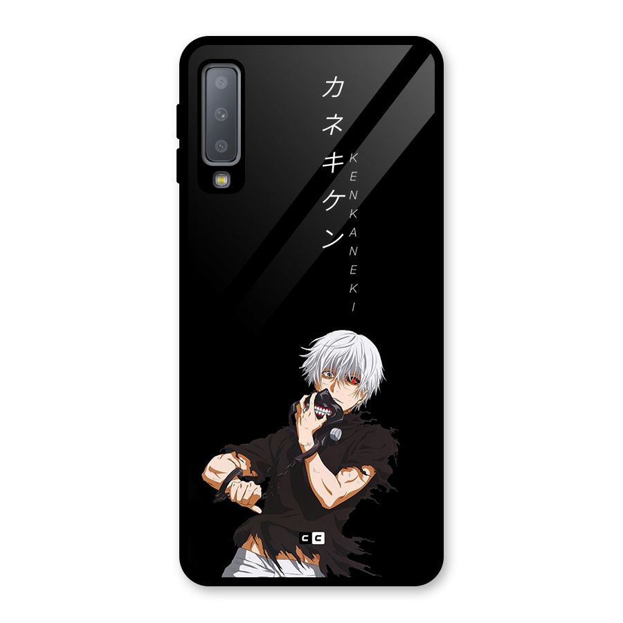 Ken Kanek Unveiling Mask Glass Back Case for Galaxy A7 (2018)