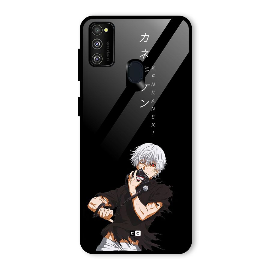 Ken Kanek Unveiling Mask Glass Back Case for Galaxy M30s