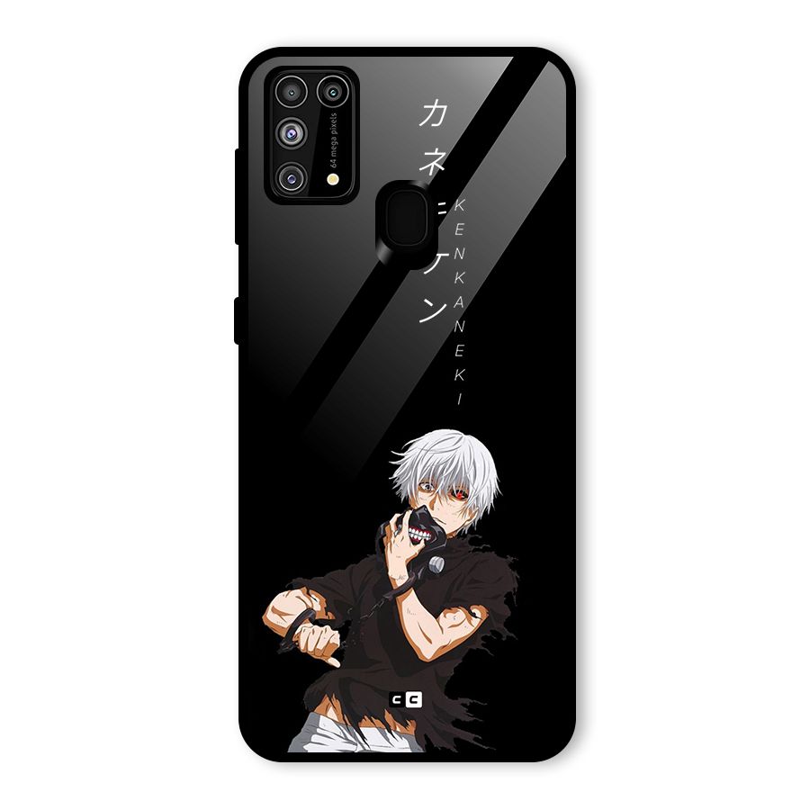 Ken Kanek Unveiling Mask Glass Back Case for Galaxy M31