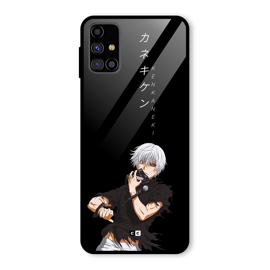 Ken Kanek Unveiling Mask Glass Back Case for Galaxy M31s