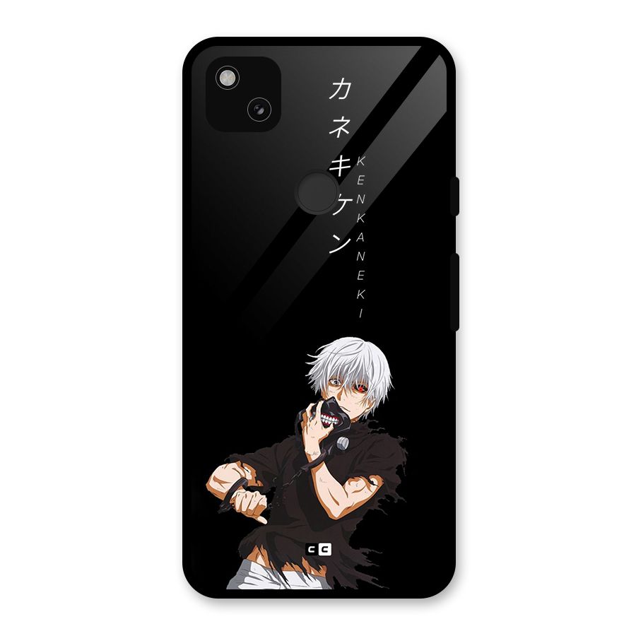 Ken Kanek Unveiling Mask Glass Back Case for Google Pixel 4a