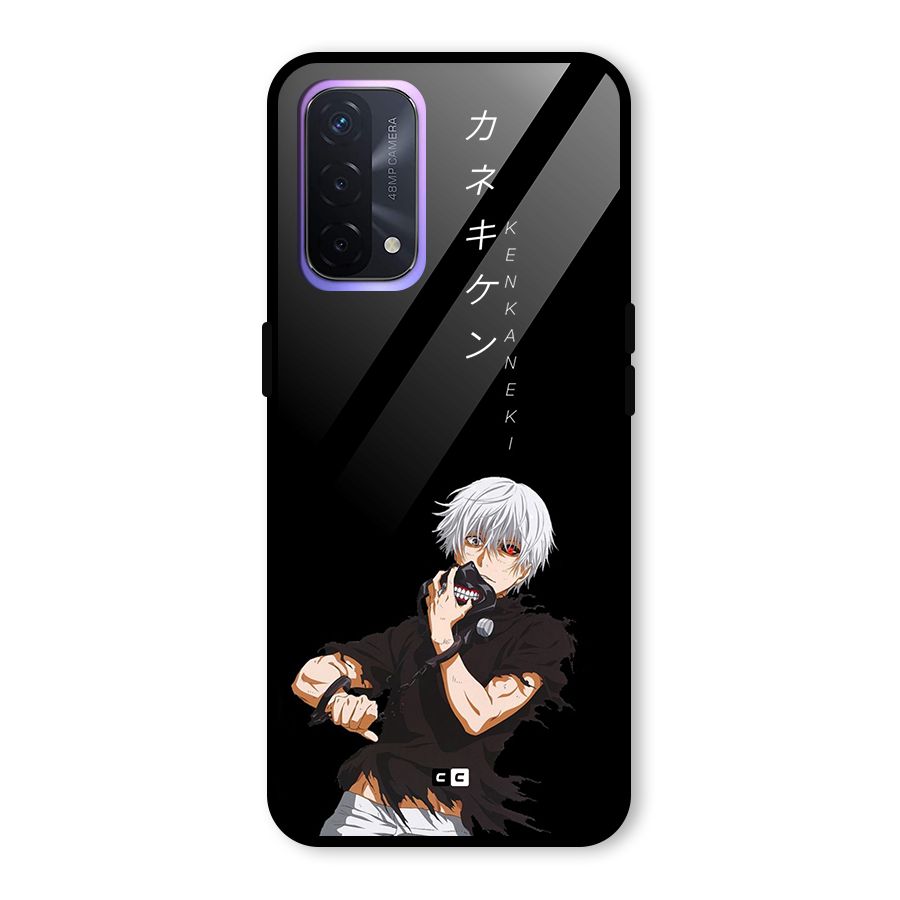 Ken Kanek Unveiling Mask Glass Back Case for Oppo A74 5G