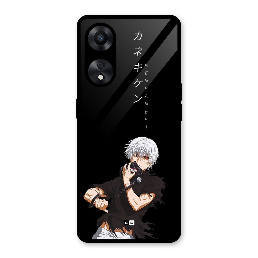 Ken Kanek Unveiling Mask Glass Back Case for Oppo A78
