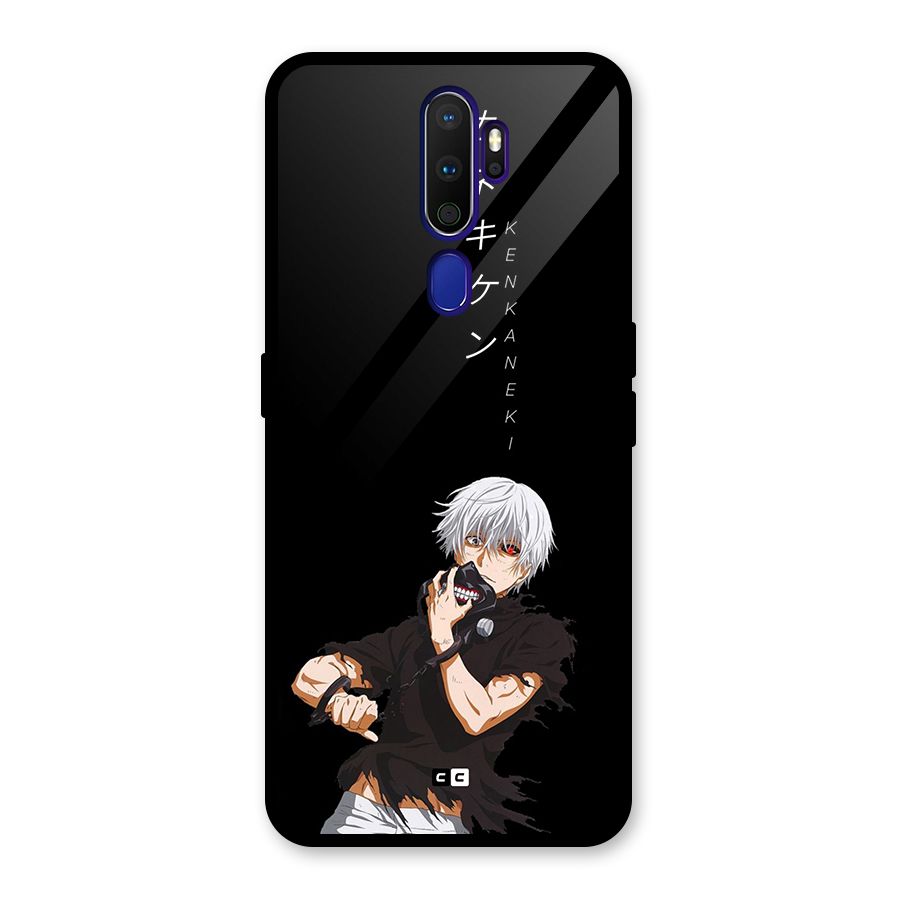 Ken Kanek Unveiling Mask Glass Back Case for Oppo A9 (2020)