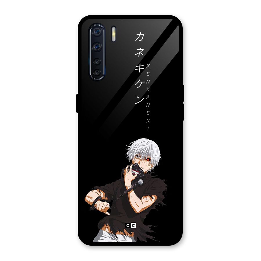 Ken Kanek Unveiling Mask Glass Back Case for Oppo F15