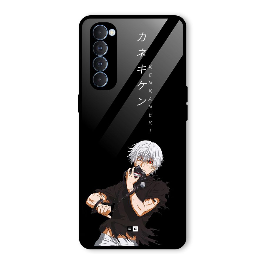Ken Kanek Unveiling Mask Glass Back Case for Oppo Reno4 Pro