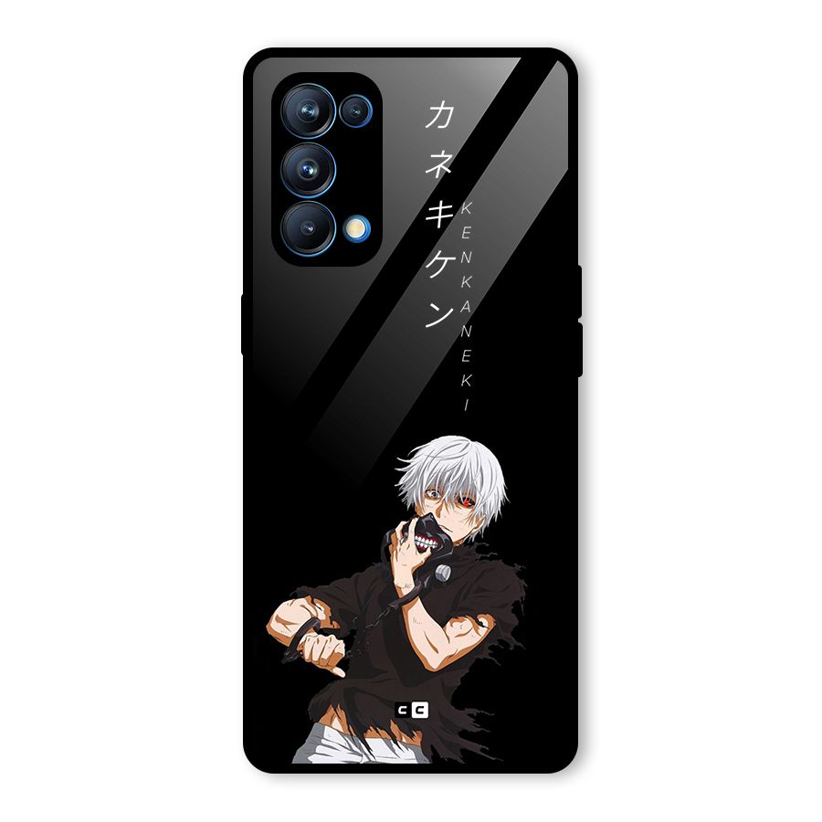 Ken Kanek Unveiling Mask Glass Back Case for Oppo Reno5 Pro 5G