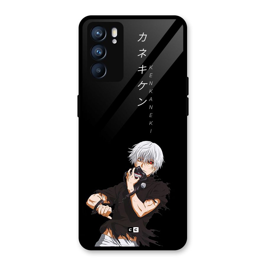 Ken Kanek Unveiling Mask Glass Back Case for Oppo Reno6 5G