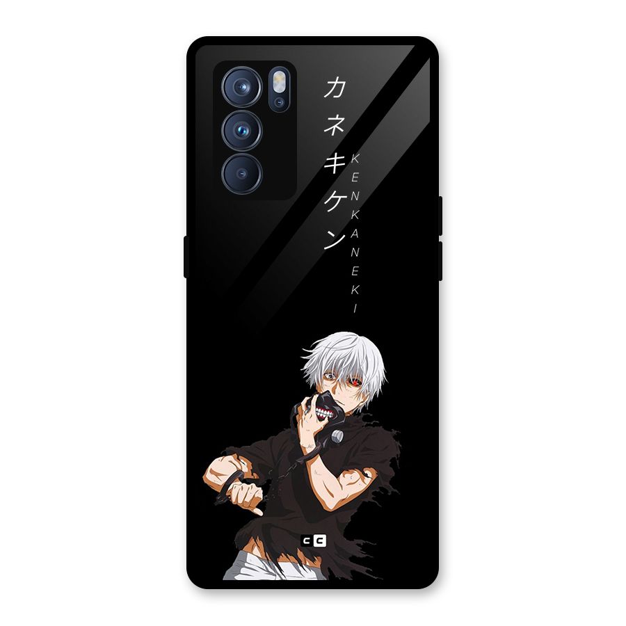Ken Kanek Unveiling Mask Glass Back Case for Oppo Reno6 Pro 5G