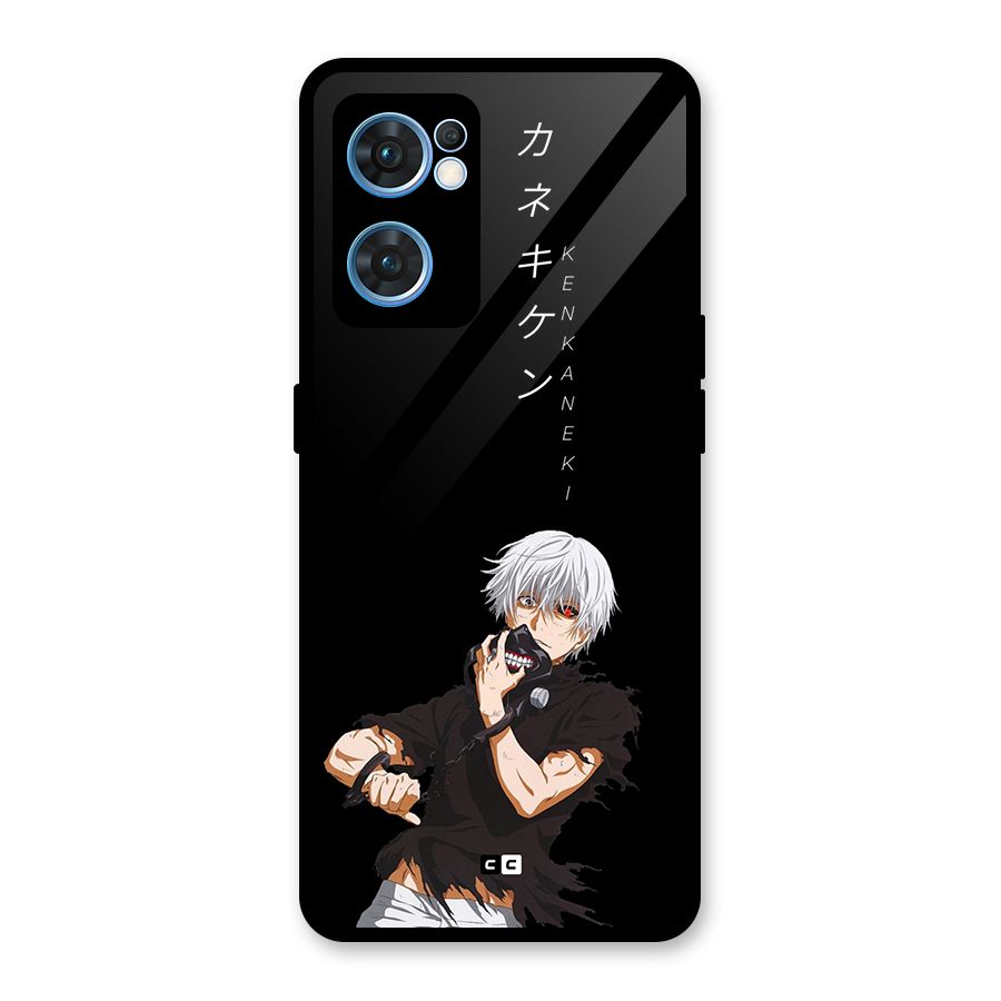 Ken Kanek Unveiling Mask Glass Back Case for Oppo Reno7 5G