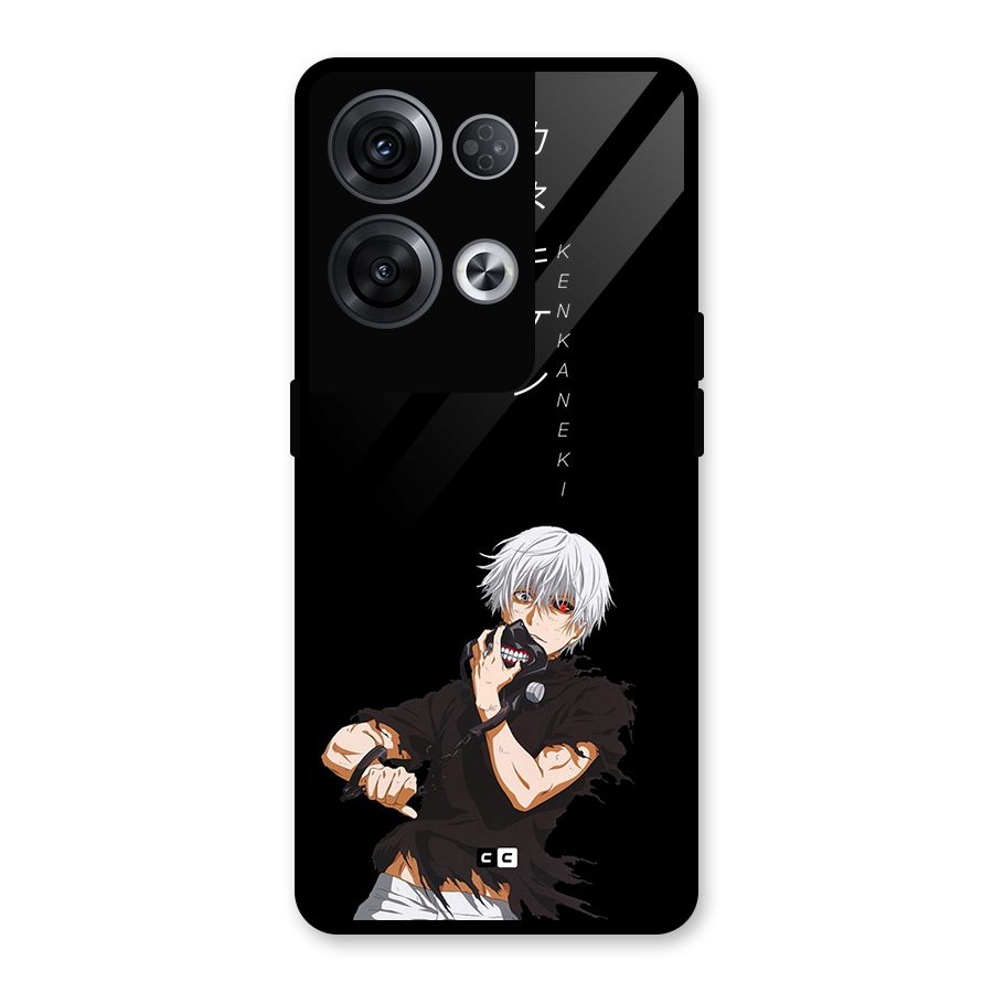 Ken Kanek Unveiling Mask Glass Back Case for Oppo Reno8 Pro 5G