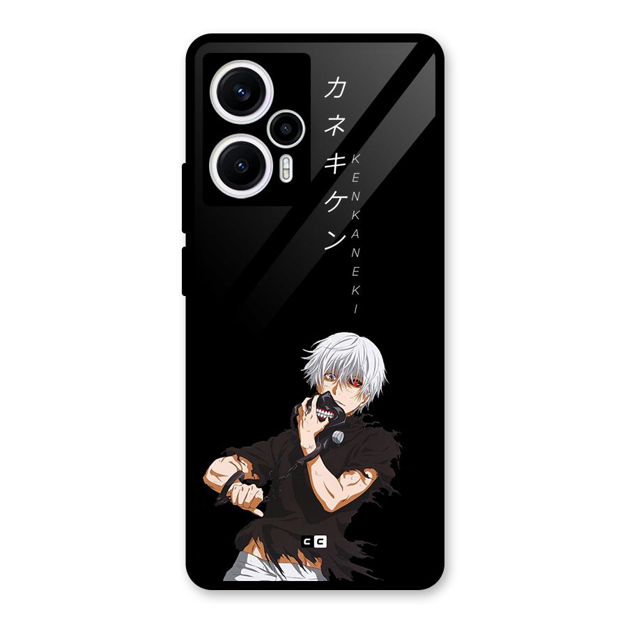 Ken Kanek Unveiling Mask Glass Back Case for Poco F5