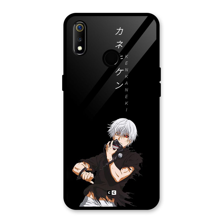 Ken Kanek Unveiling Mask Glass Back Case for Realme 3i