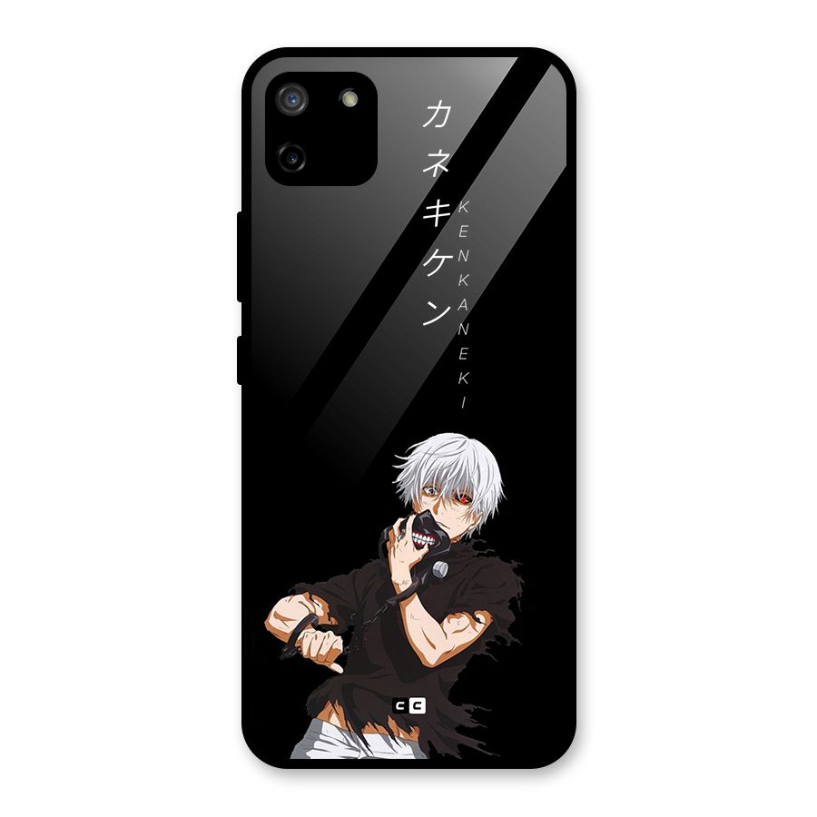 Ken Kanek Unveiling Mask Glass Back Case for Realme C11