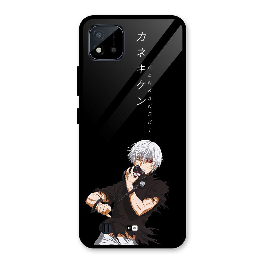 Ken Kanek Unveiling Mask Glass Back Case for Realme C11 2021